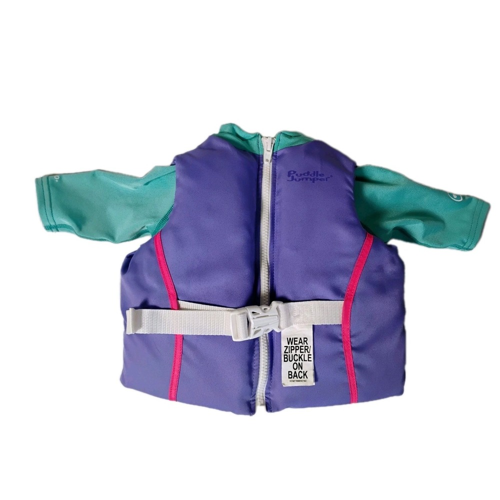 Stearns Puddle Jumper Life Jacket Girls Mermaid‎ Child 33-55lbs UPF 50